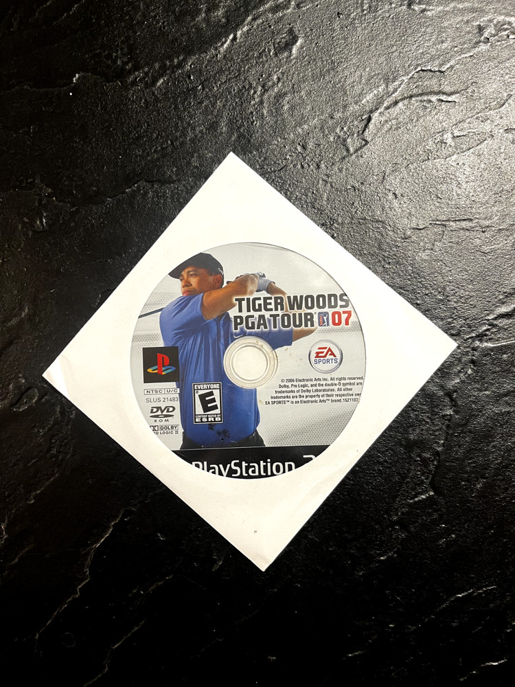 Tiger Woods PGA Tour 07 (2006) - Playstation 2, Tested, Works, Disc ONLY, PS2