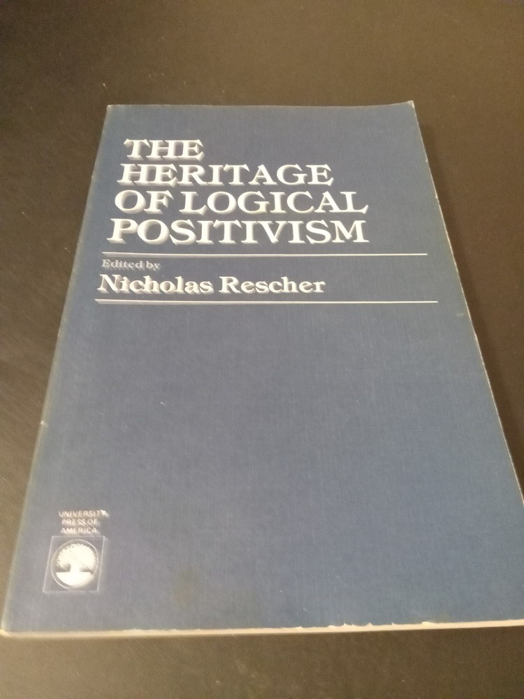 1985 The Heritage of Logical Positivism edited by Nicholas Rescher - Essays