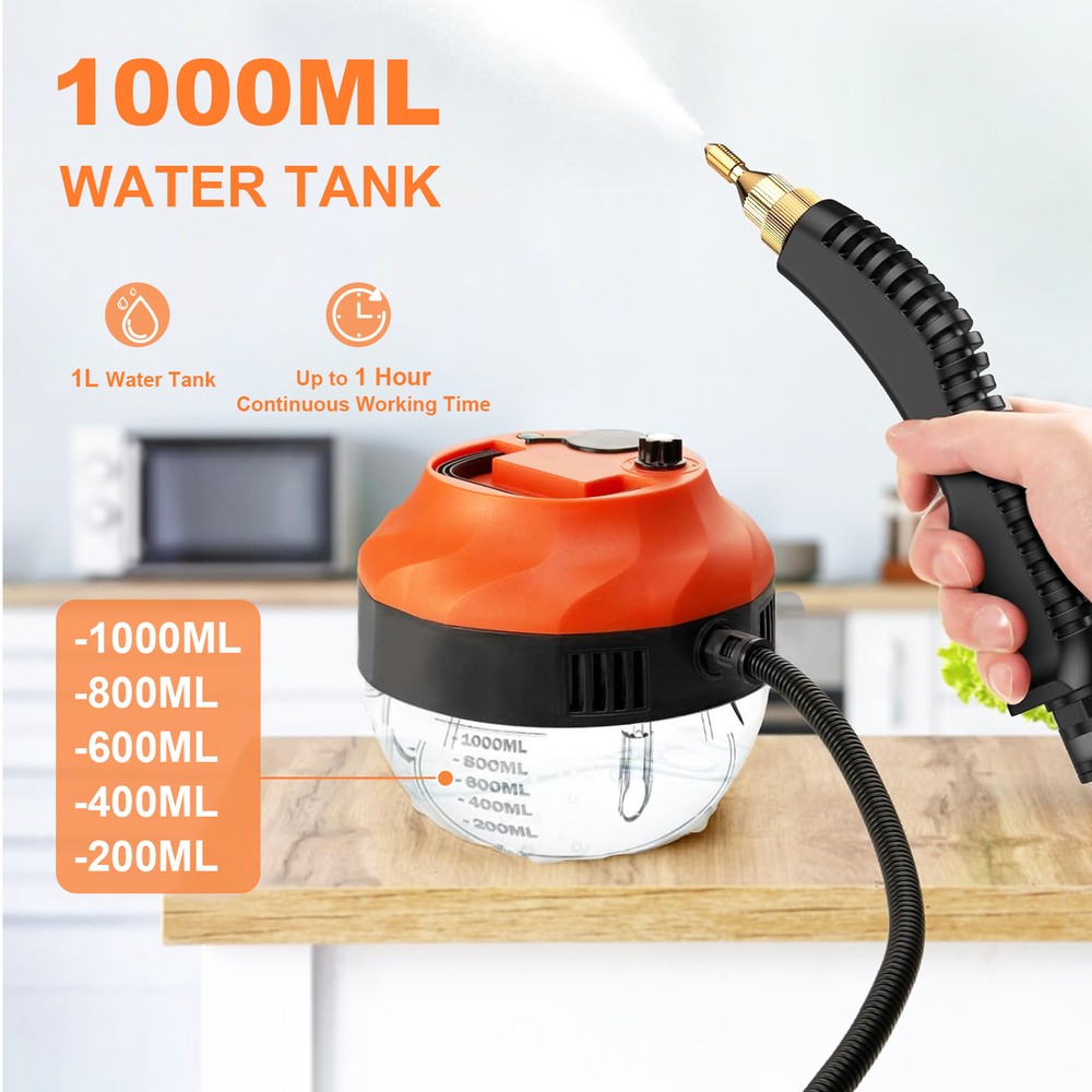 3800W Powerful Steam Cleaner for Home and Car Cleaning