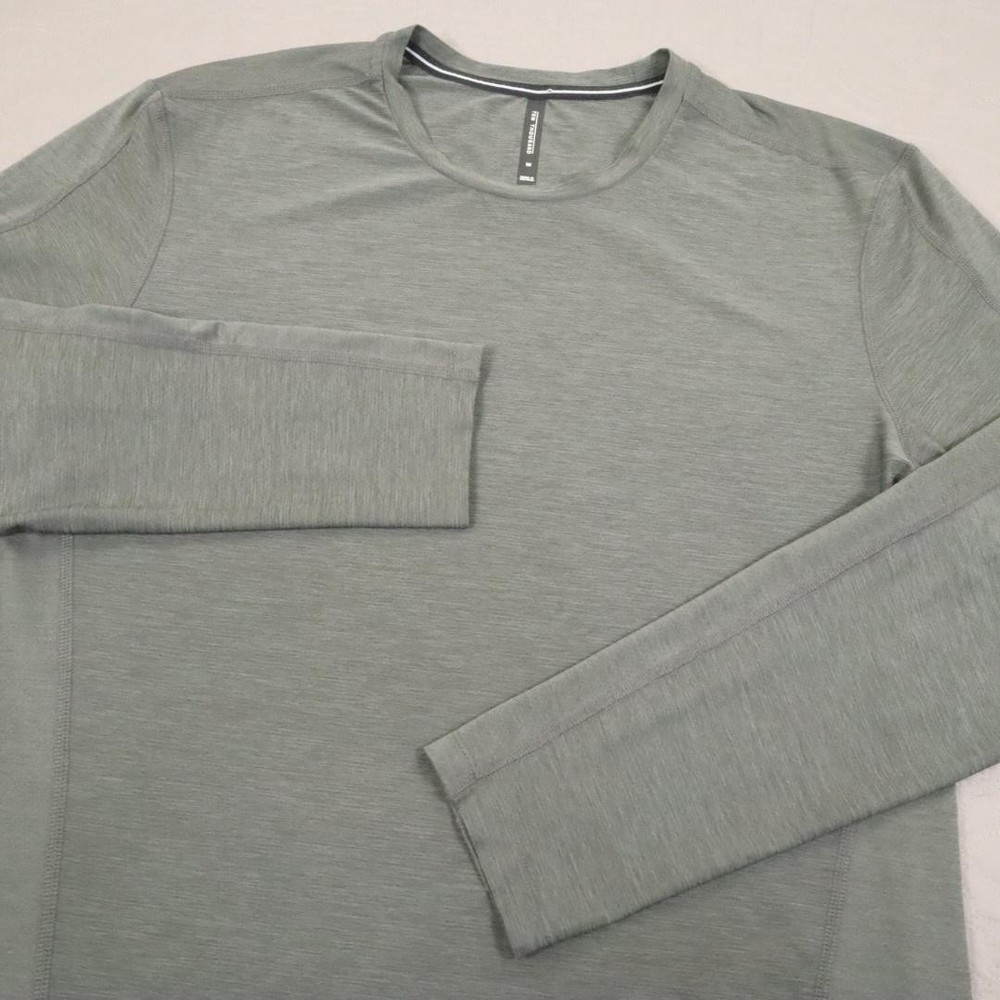 Ten Thousand Versatile LS Shirt Mens Medium Green Long Sleeve Performance Tech