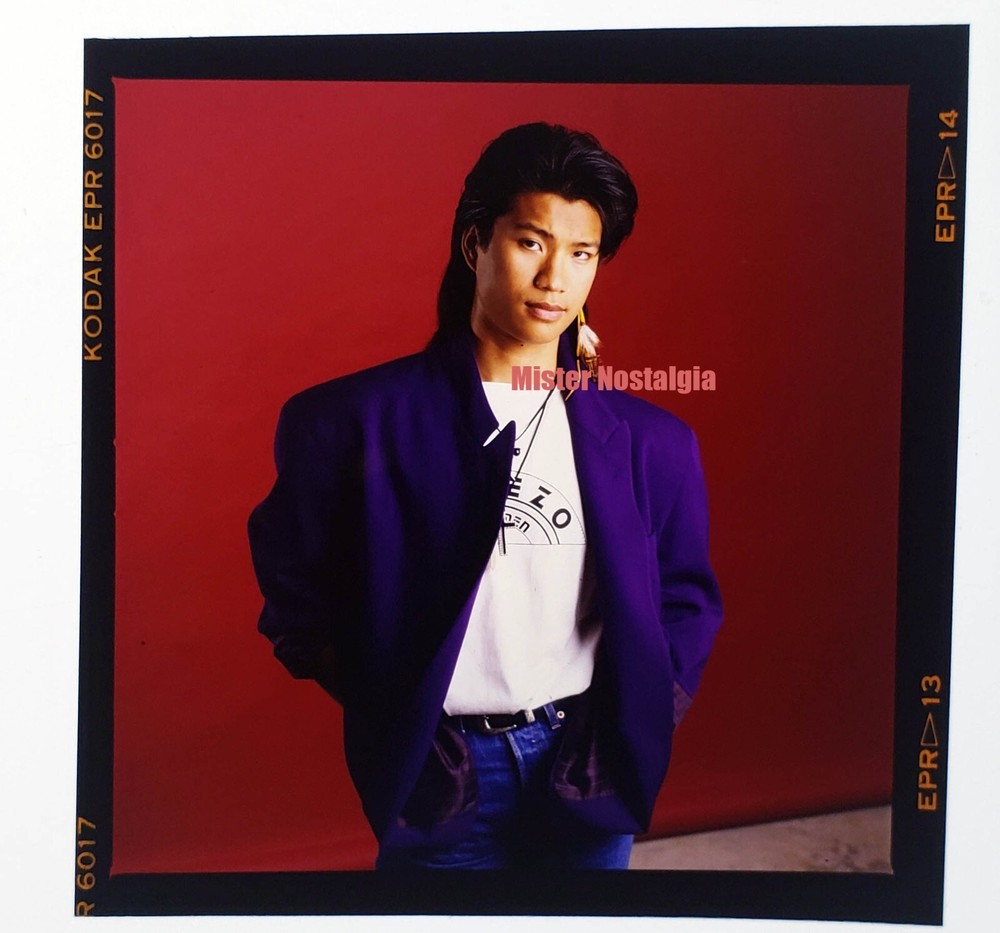 Vintage Photo 1989 Dustin Nguyen 21 Jump Street color slide transparency