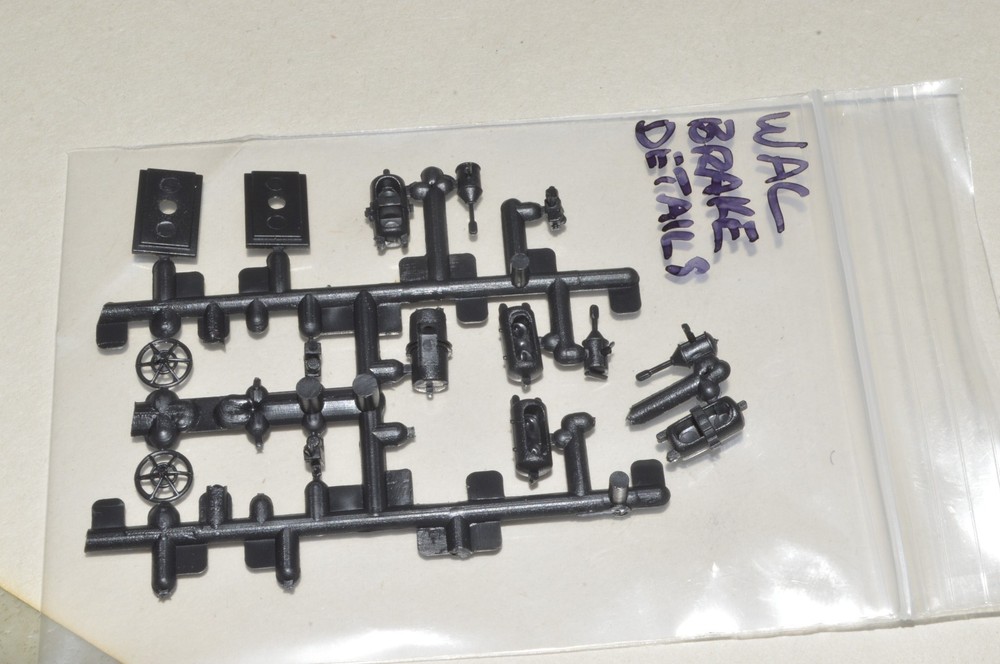 HO scale PARTS plastic Walthers caboose freight car details lot set