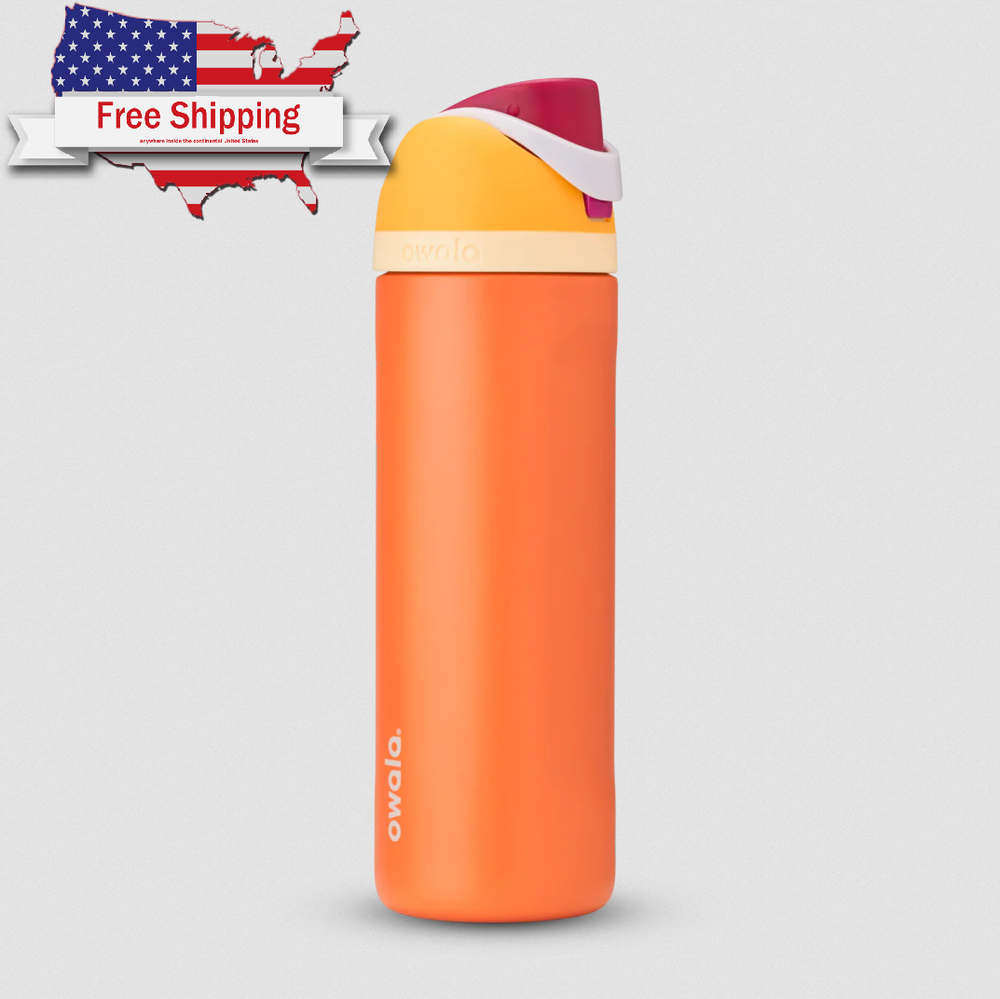 Owala 24oz Citrus Crush FreeSip Stainless Steel Insulated Water Bottle