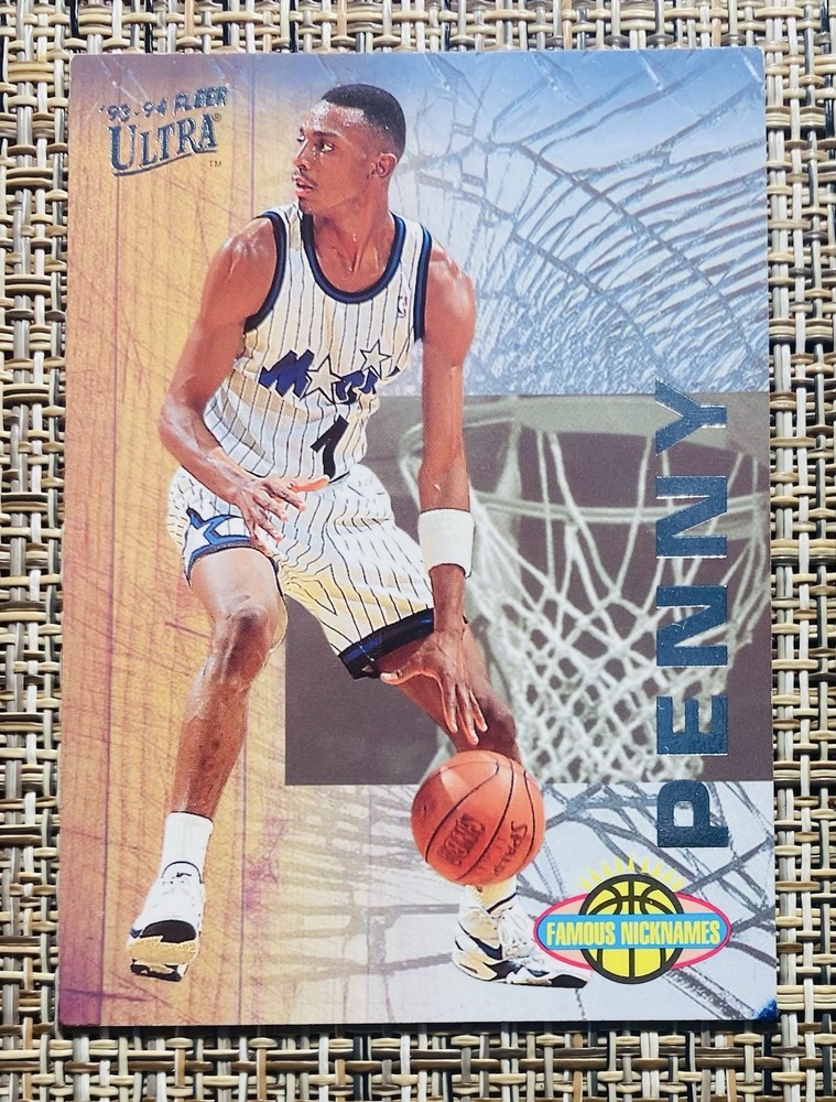 1993-94 Fleer Ultra #5 Anfernee Hardaway Famous Nicknames Rookie Orlando Magic