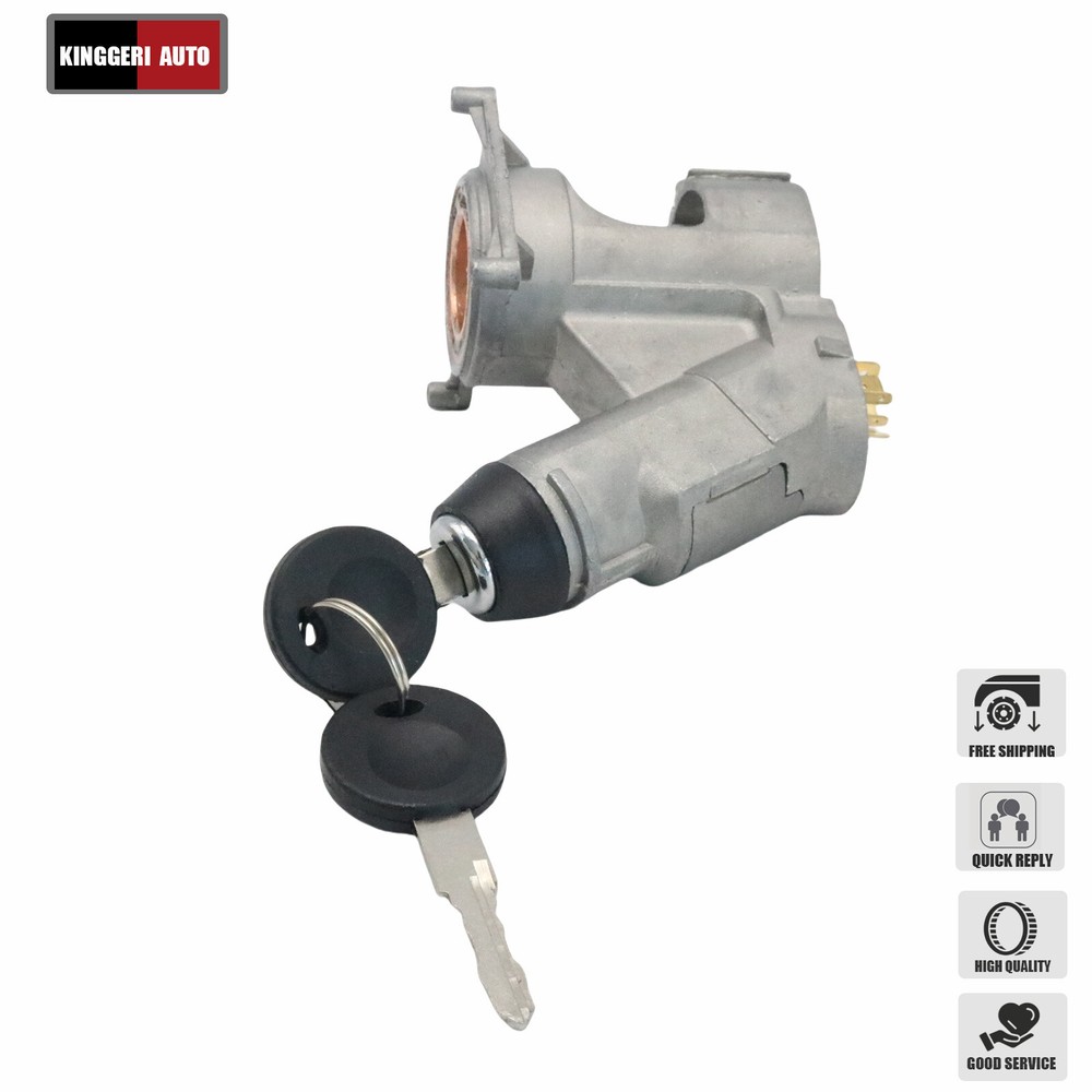 Ignition Column Lock Cylinder Housing Switch Kit For VW Jetta Golf Transporter