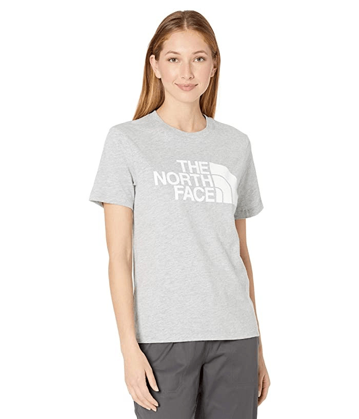 The North Face Women's Half Dome Logo T-Shirt - Tnf Light Grey Heather Size XS