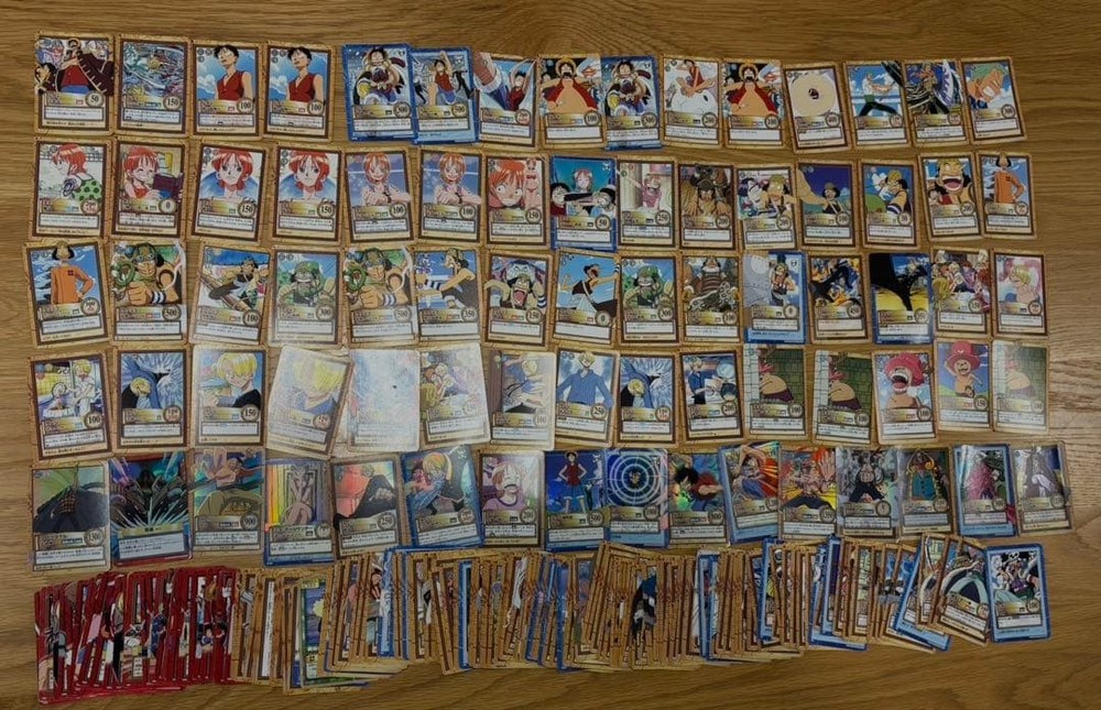 One Piece Hyper Battle Carddass Lot 265 Cards Collectible Rare High Grade