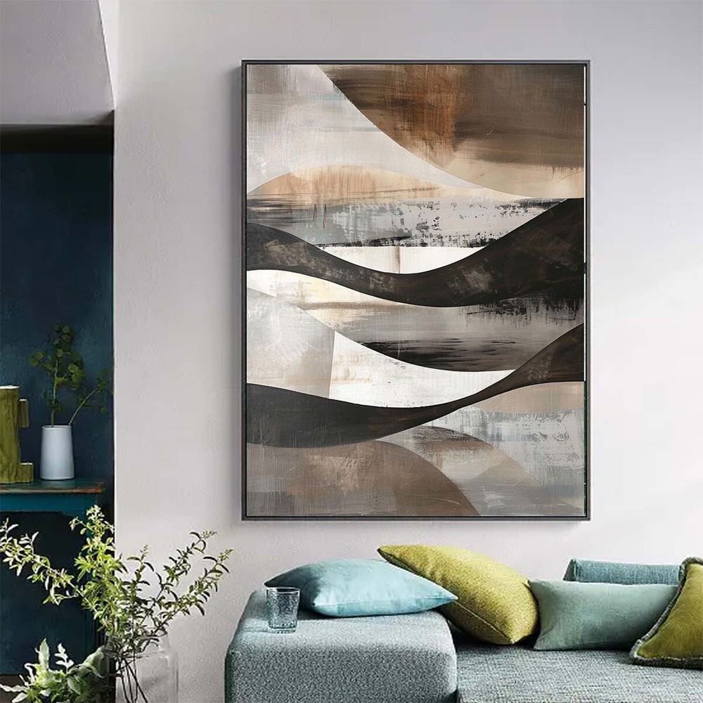 Abstract Wall Art Hand Painted Oil Painting On Canvas Thick Textured Art #013