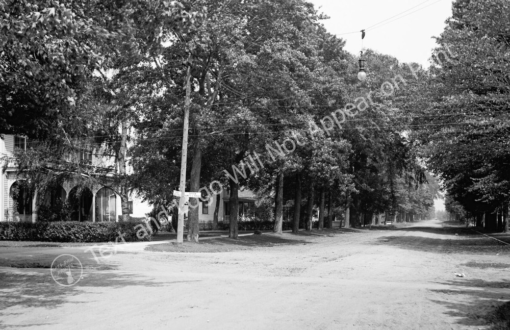 1910's Water Street, Algonac, Michigan Vintage Old Photo 11
