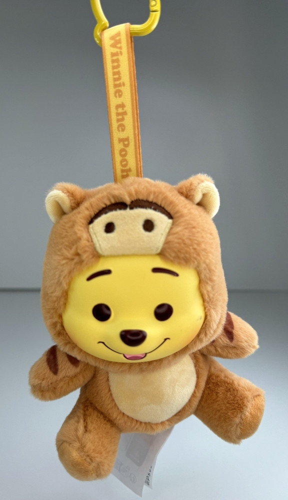 MINISO Winnie The Pooh TIGGER Costume Naughty Party Plush Charm Bag Hang Pendant