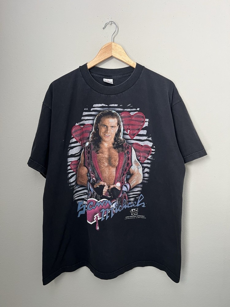 Vintage 1997 WWF Shawn Michaels T Shirt Size XL