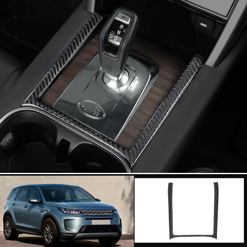 For Discovery Sport 2020-2024 Real Carbon Fiber Center Console Gear Shift Frame