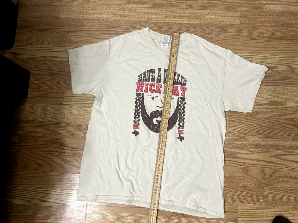 Gildan Willie Nelson Have a Willie Nice Day Women's Graphic T-Shirt - Size M