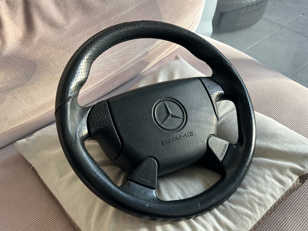 Mercedes-Benz AMG E55, C43 C36  W202 W210 W140 W124 R129 Leather Steering Wheel