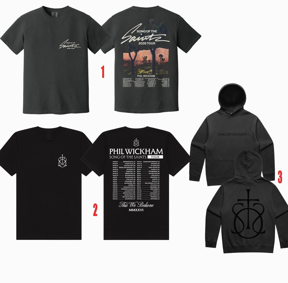Phil Wickham SOTS Desert Tour 2026 Merch T-Shirt reprint