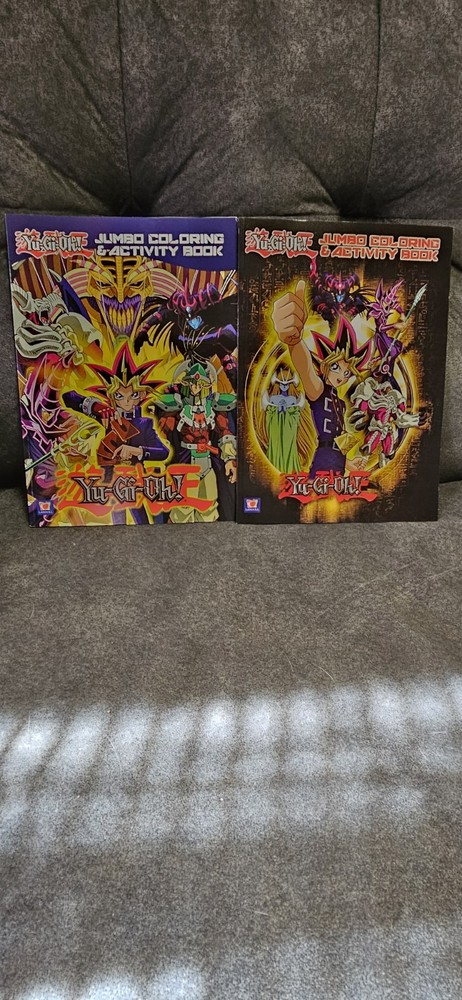 Lot Of 2- Yu-Gi-Oh! Jumbo Coloring & Activity Books (2020)Rare To Find Htf