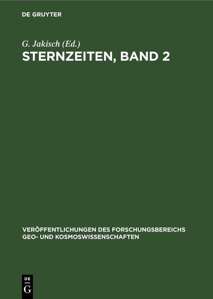 Sternzeiten, Band 2 (Hardback)Another great item from Rarewaves USA | Free delivery!