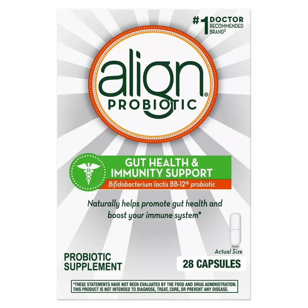 Align Immune Support Daily Probiotic Supplement 28 Capsules EXP: 11/2026