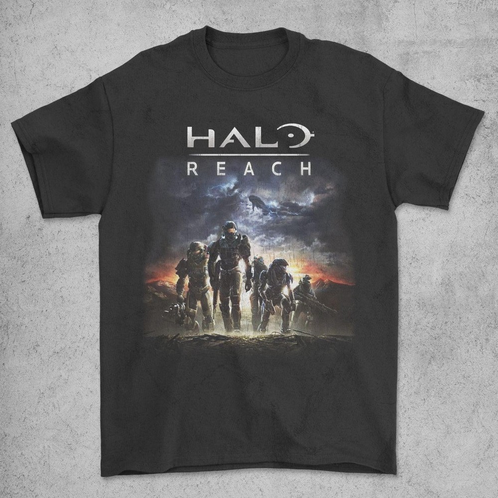 Vintage Style 2010 Halo Reach Video Game Promo Graphic T-Shirt S-5XL