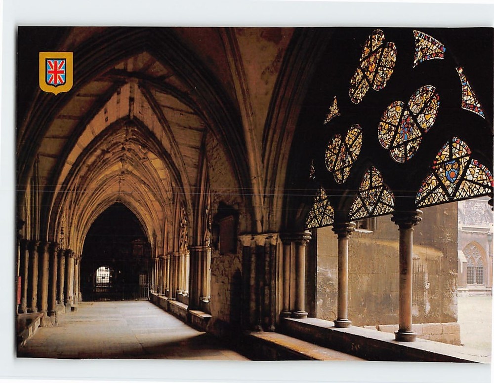 Postcard The East Cloister Westminster Abbey London England