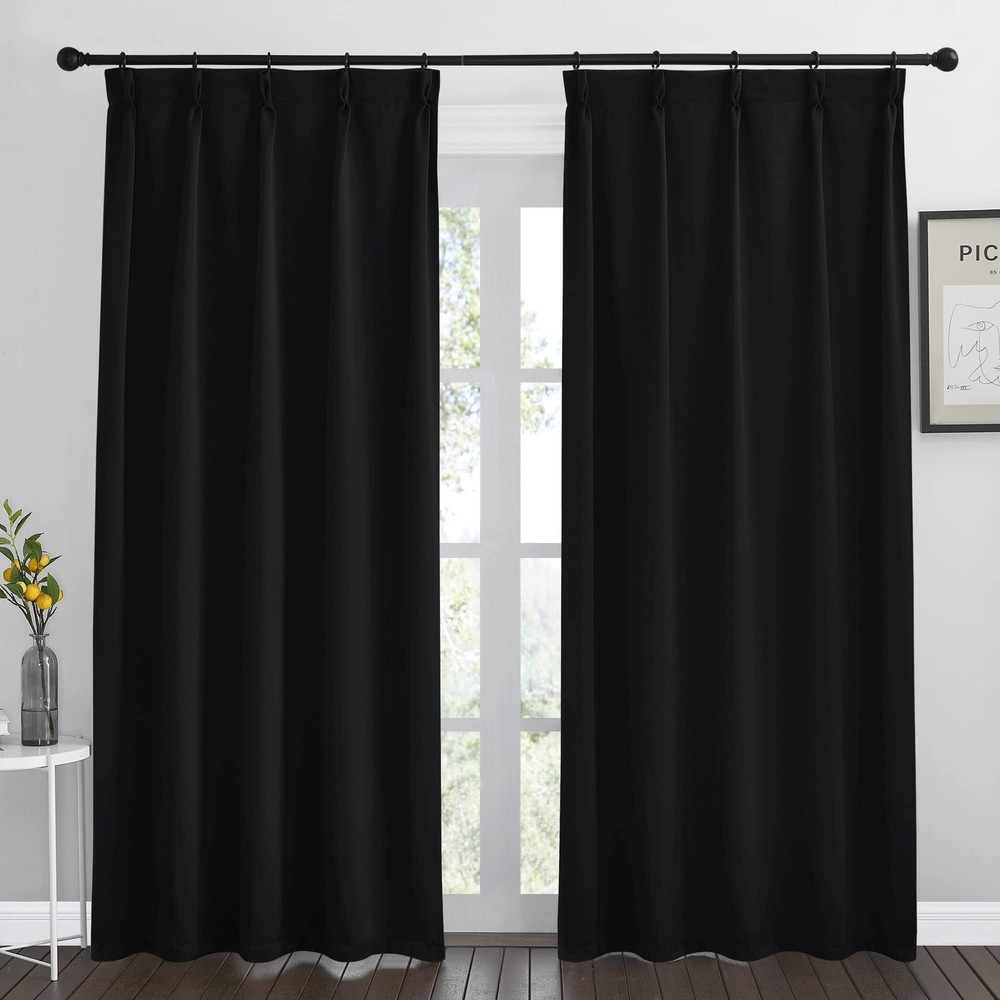 95-Inch Blackout Patio Curtains for Thermal Insulation and Home Decor