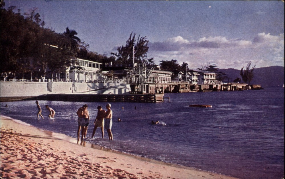 Hotel Casa Blanca Montego Bay Jamaica vintage postcard s985