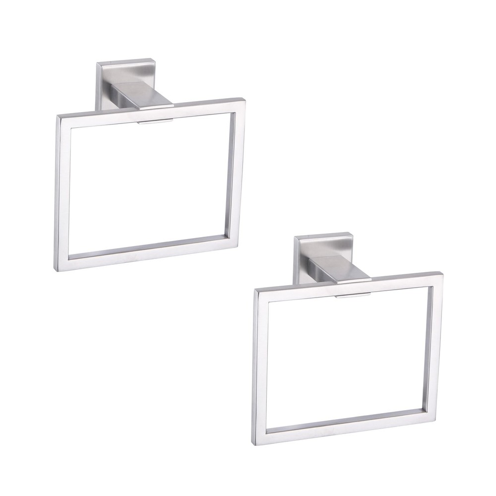 Hand Towel Ring Bath Towel Holder Bathroom Lavatory Shower Towel Hanger Holde...