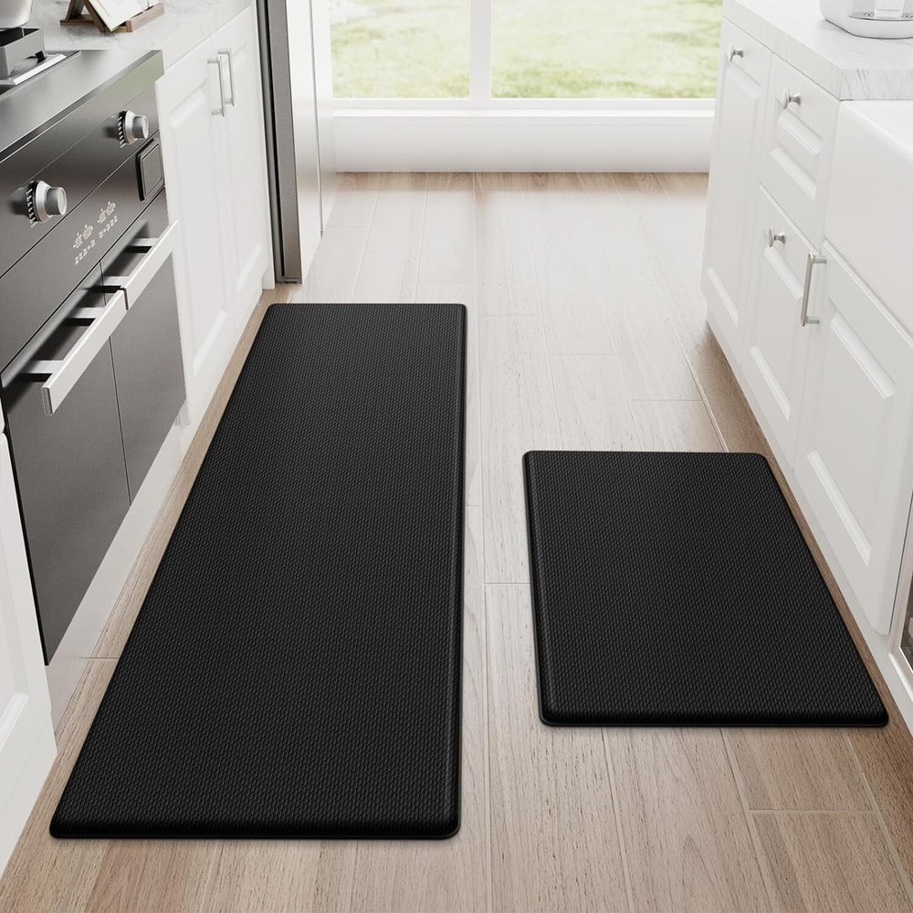 StepRite Anti-Fatigue Kitchen Mats 2-Pack with Cushioned Comfort