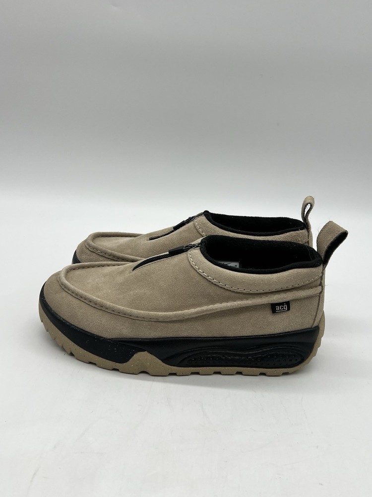 Nike ACG Izy Moc Men’s Size 10 Khaki Brown Suede FV4317-200 No Lid Shoes.