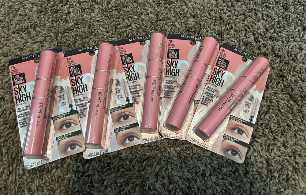Maybelline Lash Sensational Sky High Mascara 0.24 oz New Sealed 795 Pink Air