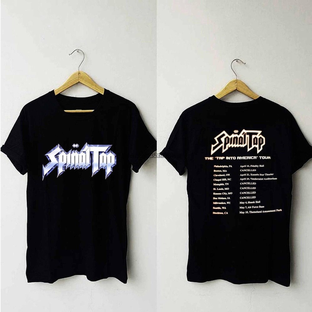 Vintage Spinal Tap Tour Band Black T-Shirt