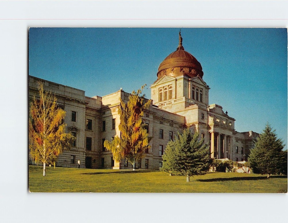 Postcard State Capitol Building Helena Montana USA