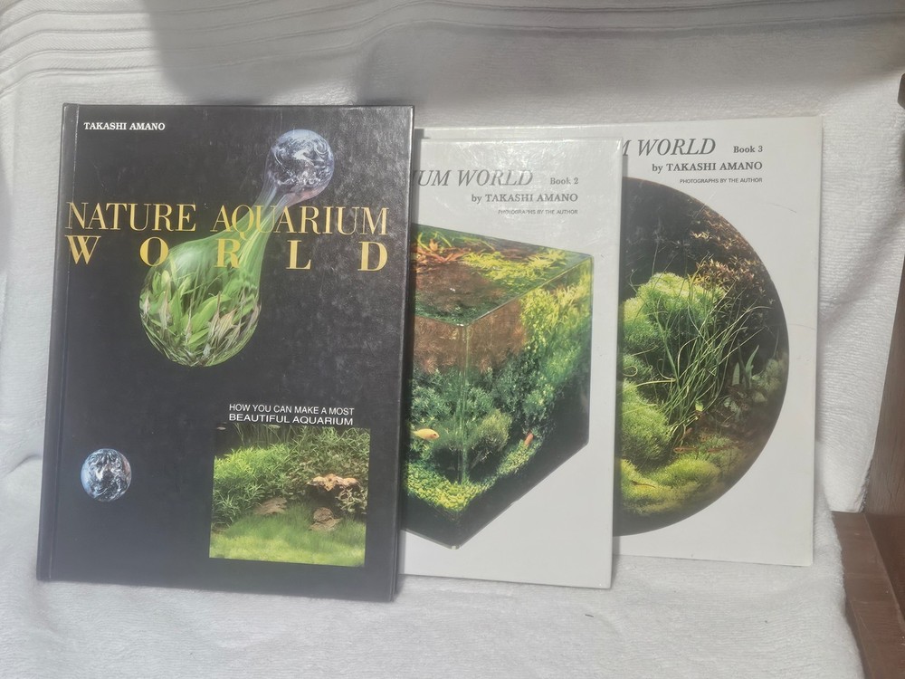 Nature Aquarium World ; Takashi Amano Vol 1, 2, & 3 1994, 1994, 1994, Very Good
