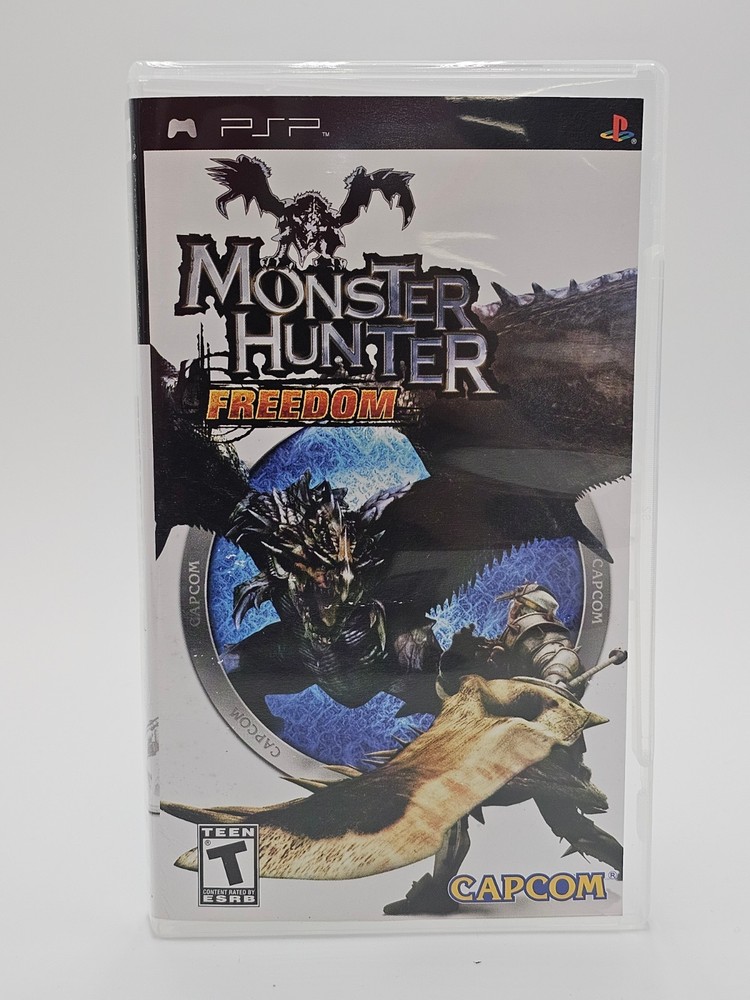 Sony Playstation Portable PSP Monster Hunter Freedom Disc + Case Tested
