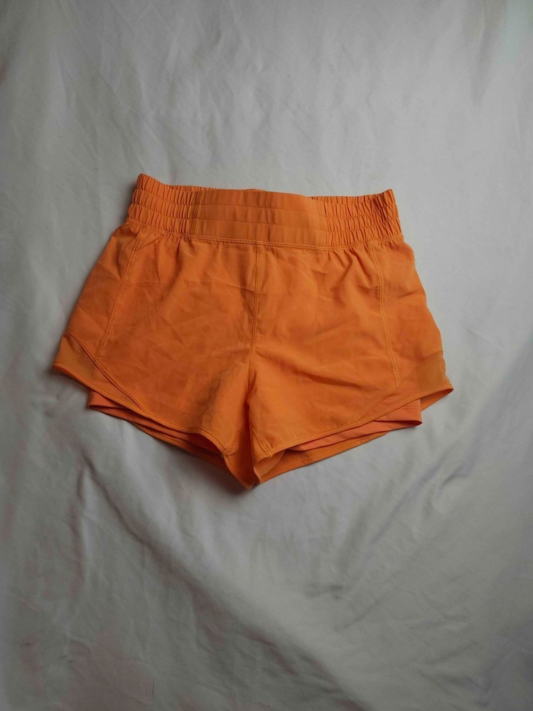 Mondetta Performance Luxury Shorts Womens Small Orange Athletic Running Outdoor