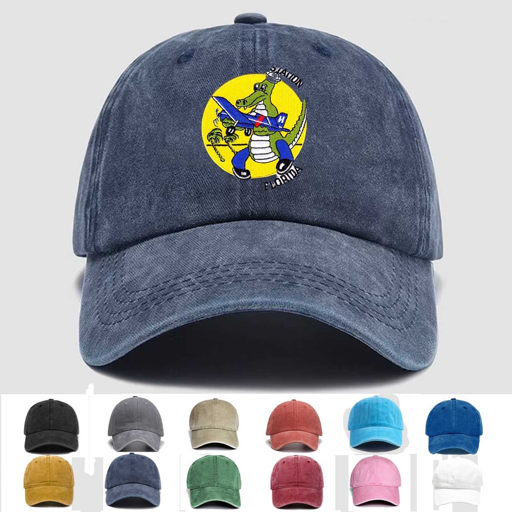 Custom Embroidered Hat NAS Miami - Florida, Veteran Cap, Trucker Hat, Gift Idea