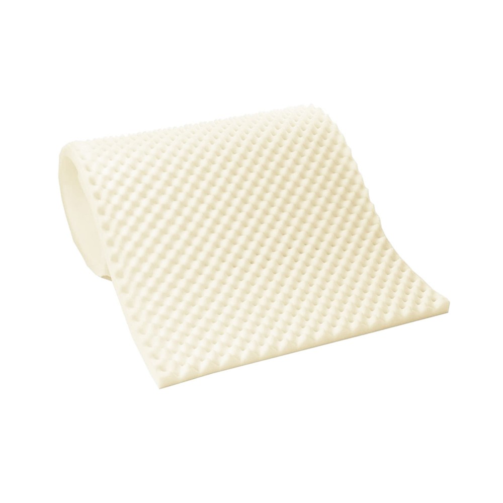 Breathable 1-inch Convoluted Egg Shell Foam Mattress Topper | Toppers for Mat...
