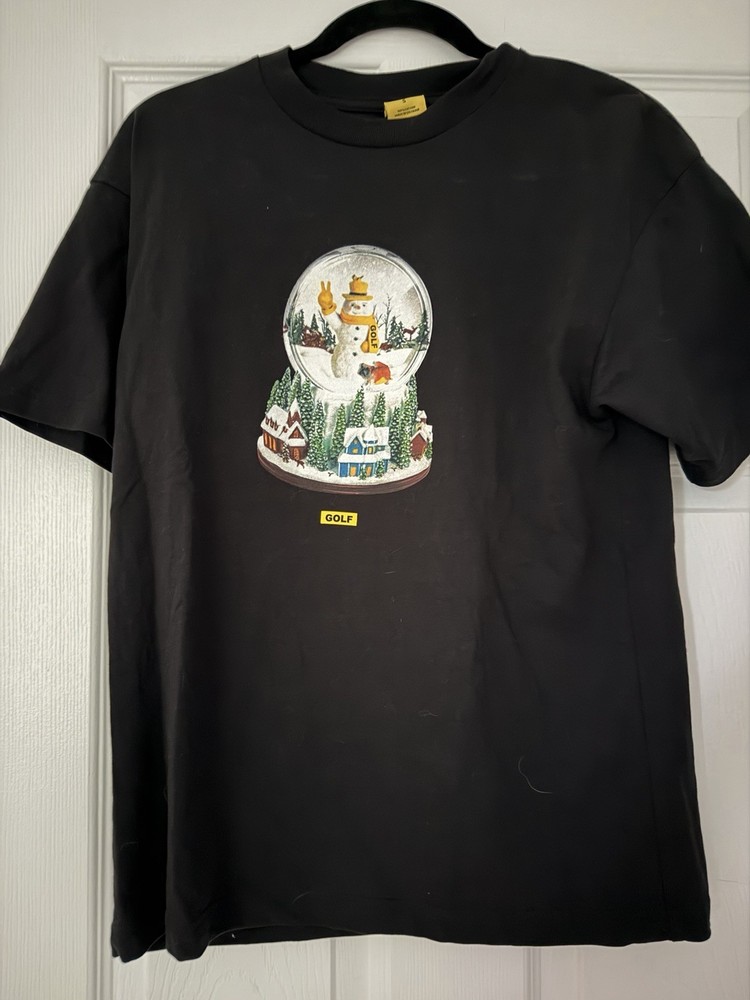 Small Unisex Golf Wang T-shirt Black. Tyler The Creator Cotton.