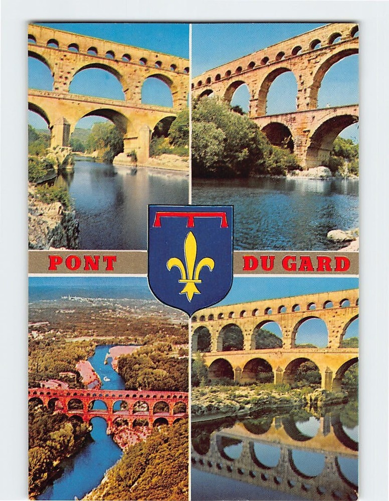 Postcard Pont Du Gard Provence France