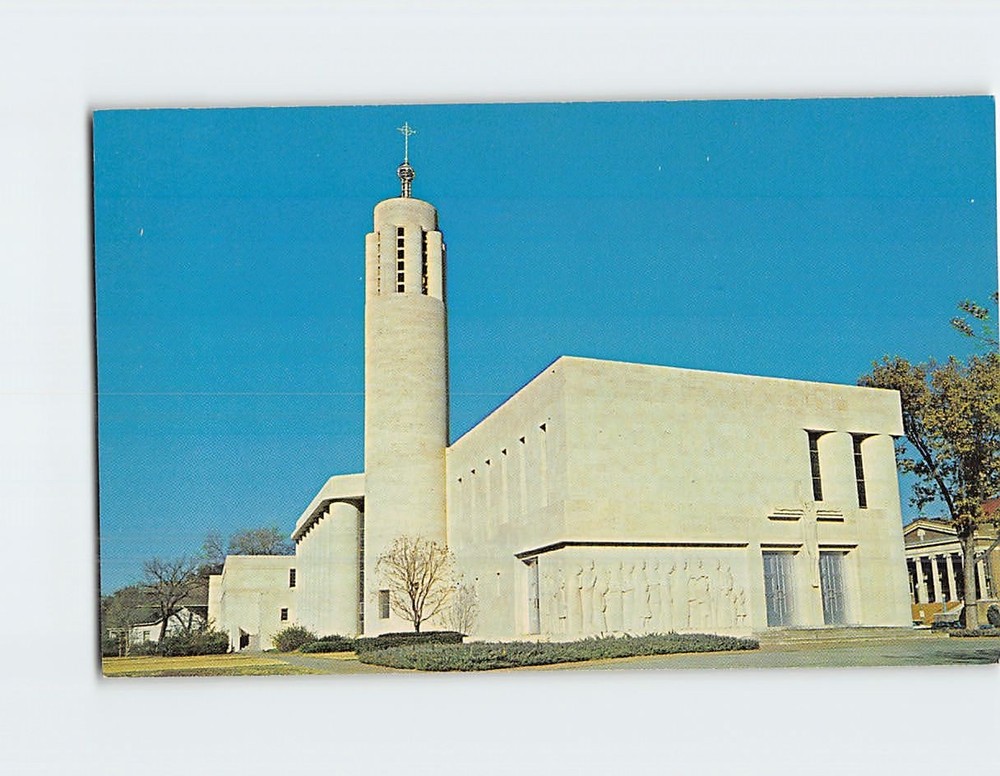 Postcard Cathedral of the Sacred Heart Salina Kansas USA