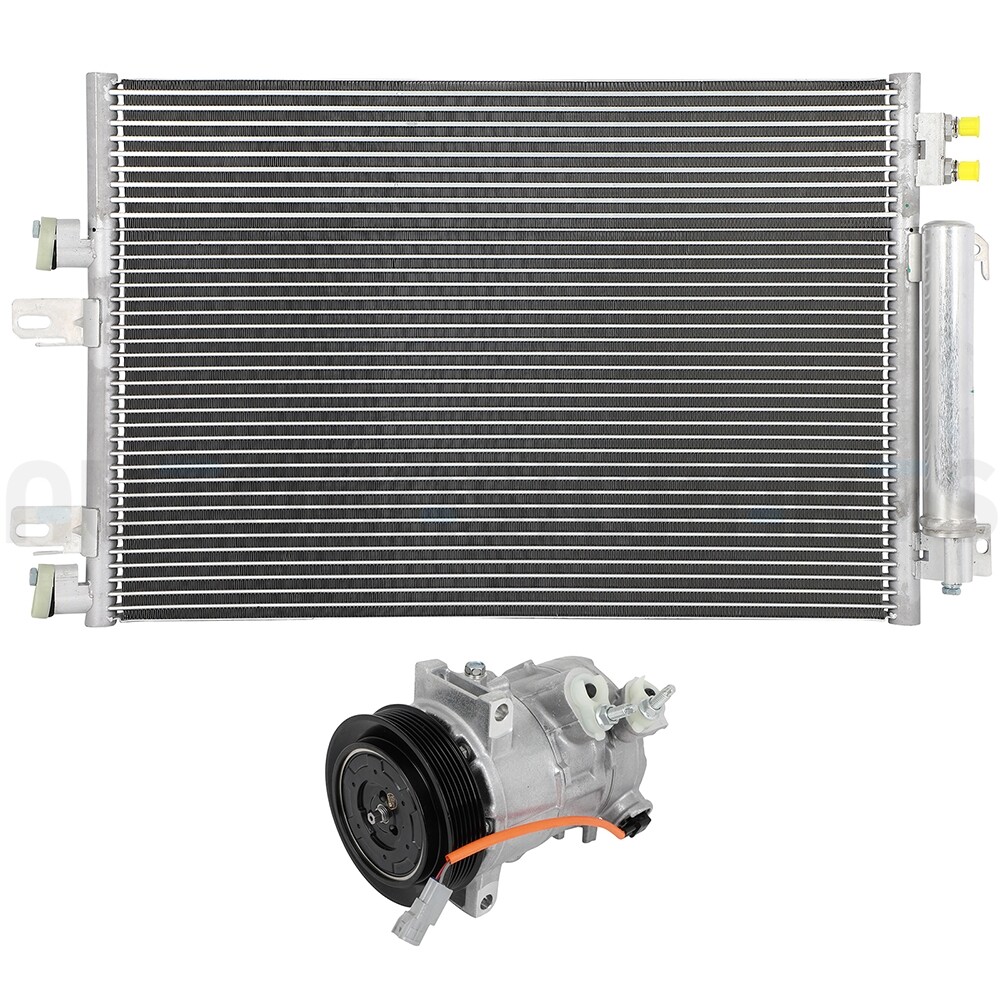 2011-2016 Jeep Compass 2.0L AC Condenser & Compressor Cooling Kit
