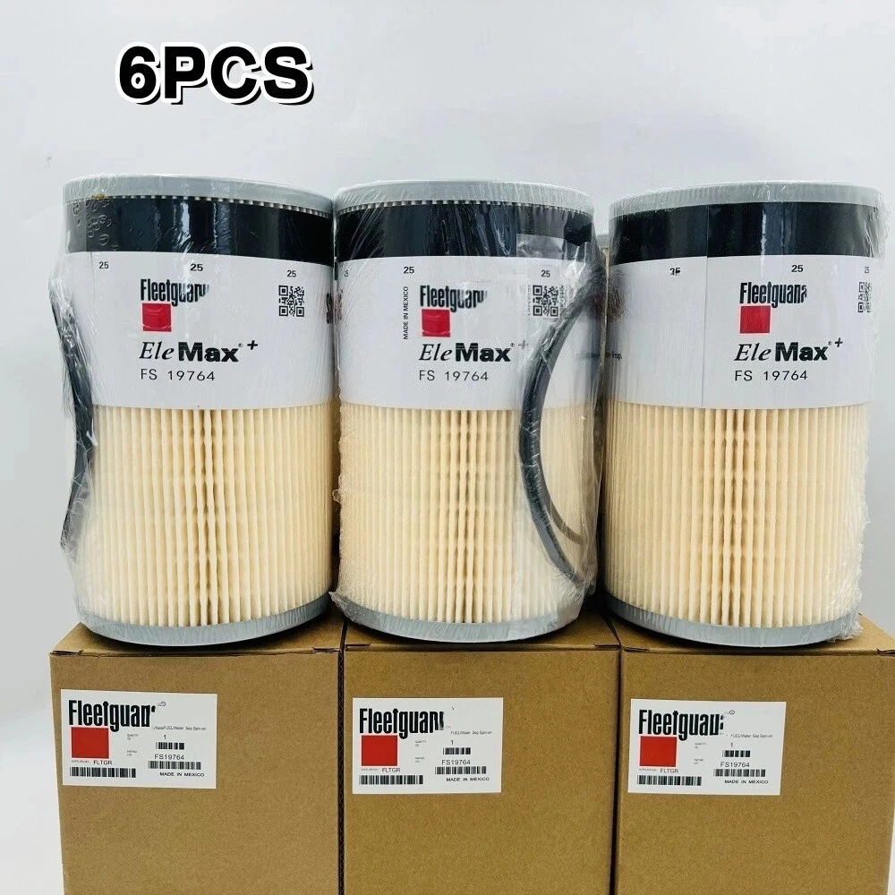 6PCS OEM FS19764 Fleetguard Fs19764 Fuel Water Separator Cummins FS 19764