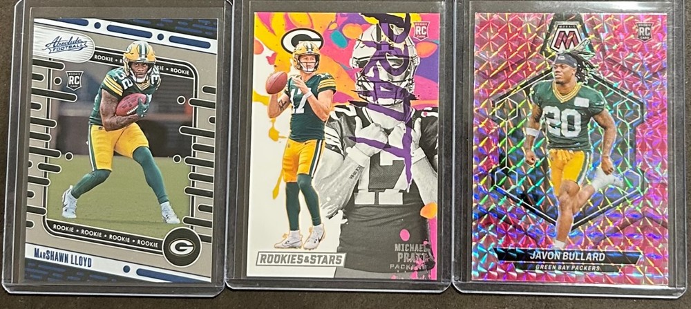 2024 Panini Football Green Bay Packers 3 Card Rookie Insert/Parallel Trading Lot