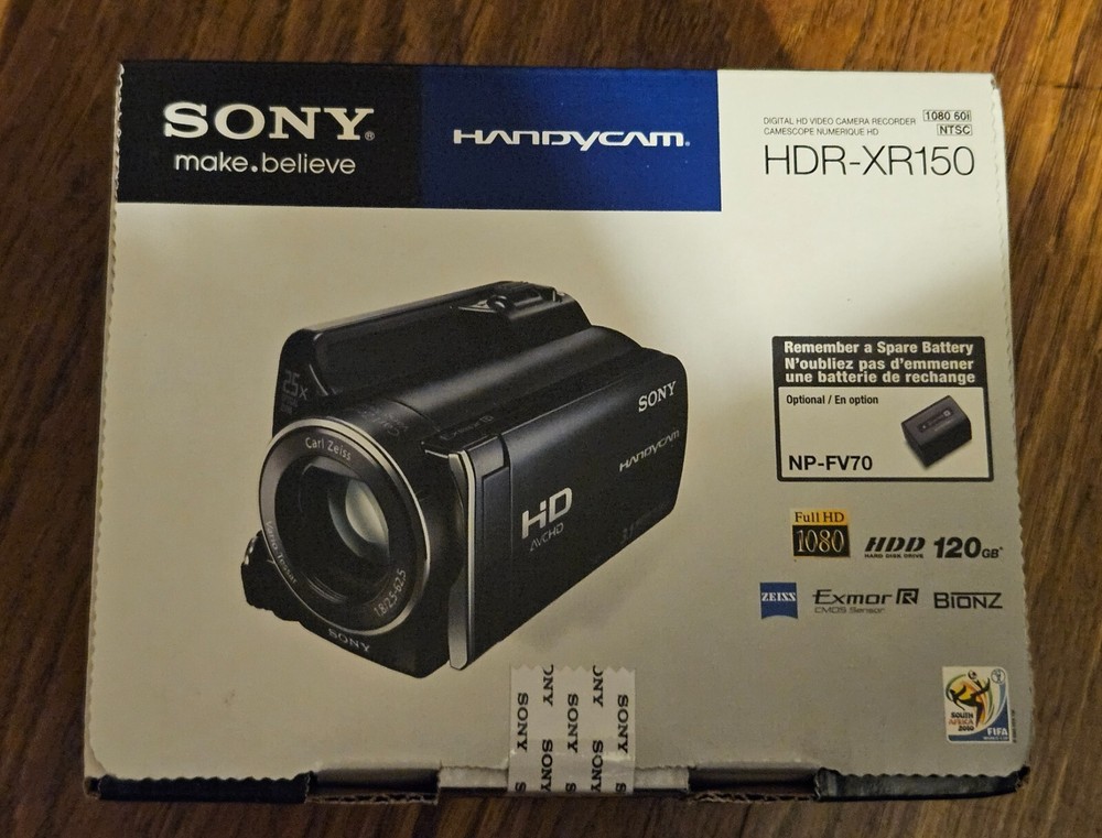 Sony HDR-XR150 120 GB Camcorder -  Black