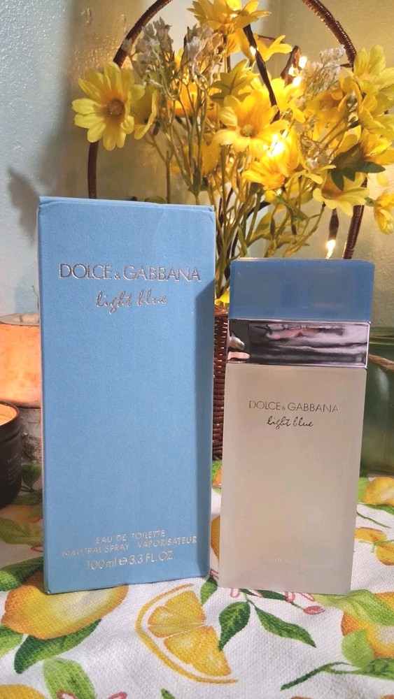 NEW IN BOX Light Blue by Dolce & Gabbana 3.4 Fl Oz EDT For Women