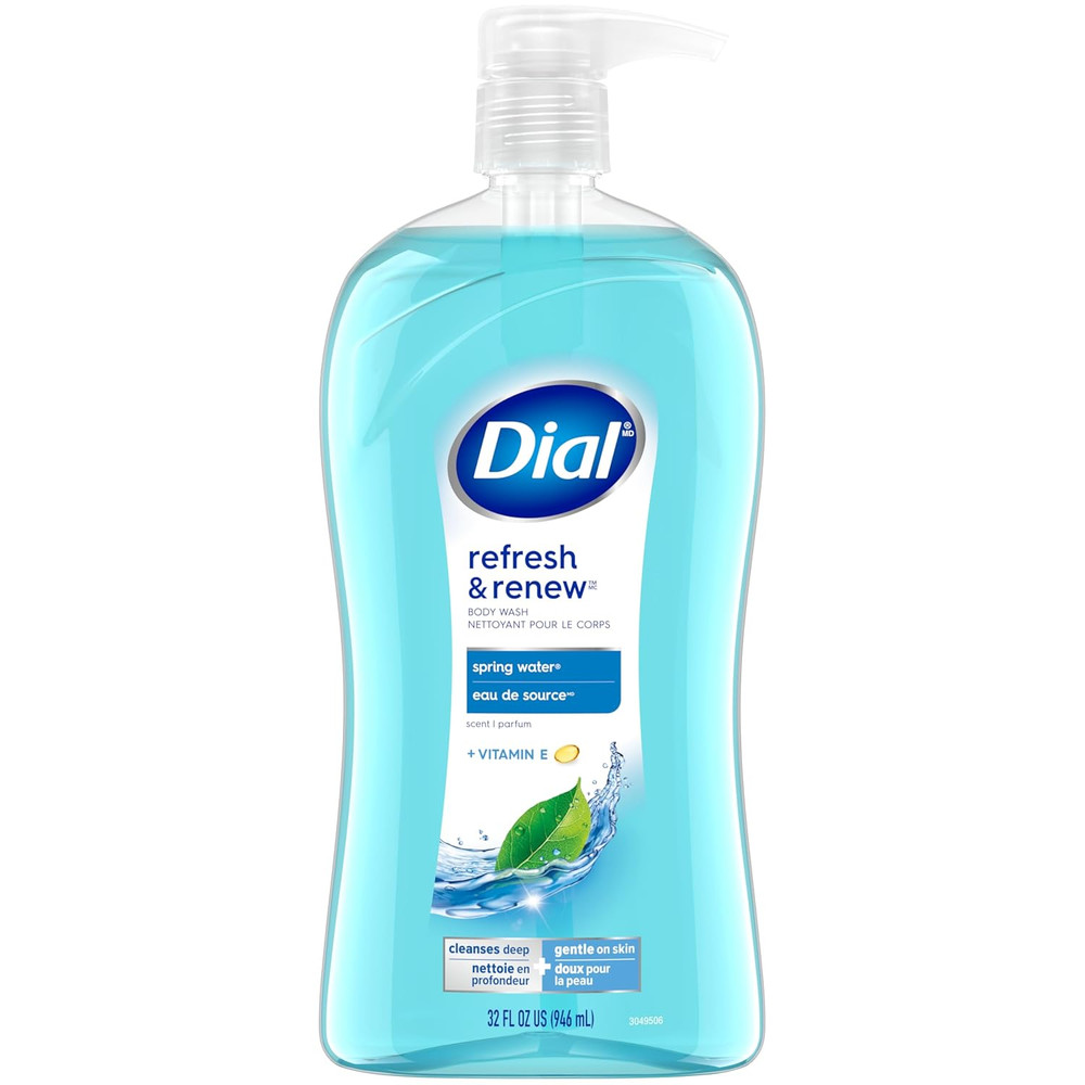 Body Wash, Refresh & Renew Spring Water, 32 Fl Oz