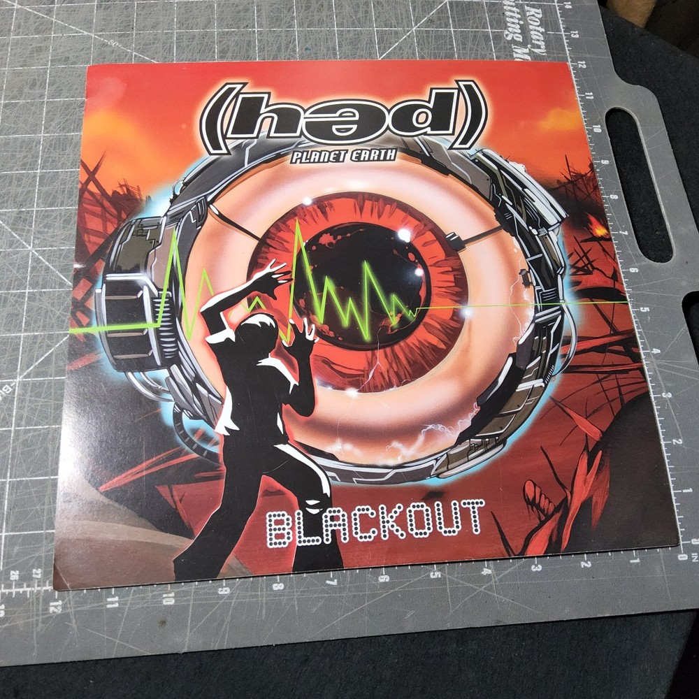 2003 (hed) pe blackout rare numetal 12x12 record promo poster flat 2 sided rock
