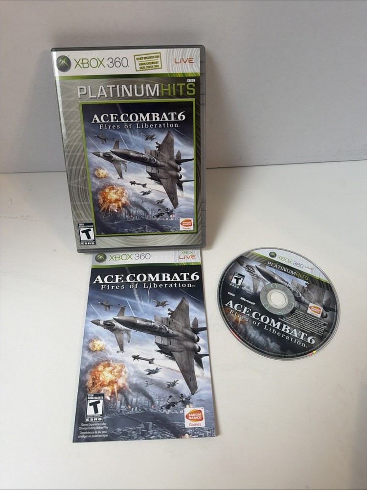 Ace Combat 6: Fires of Liberation (Microsoft Xbox 360, 2007) CIB Tested Working-image