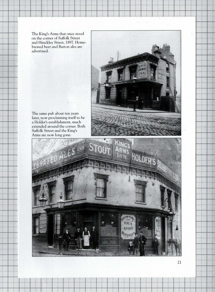 King's Arms Inn Birmingham / The Comet Old Bull Ring - Clipping / Print