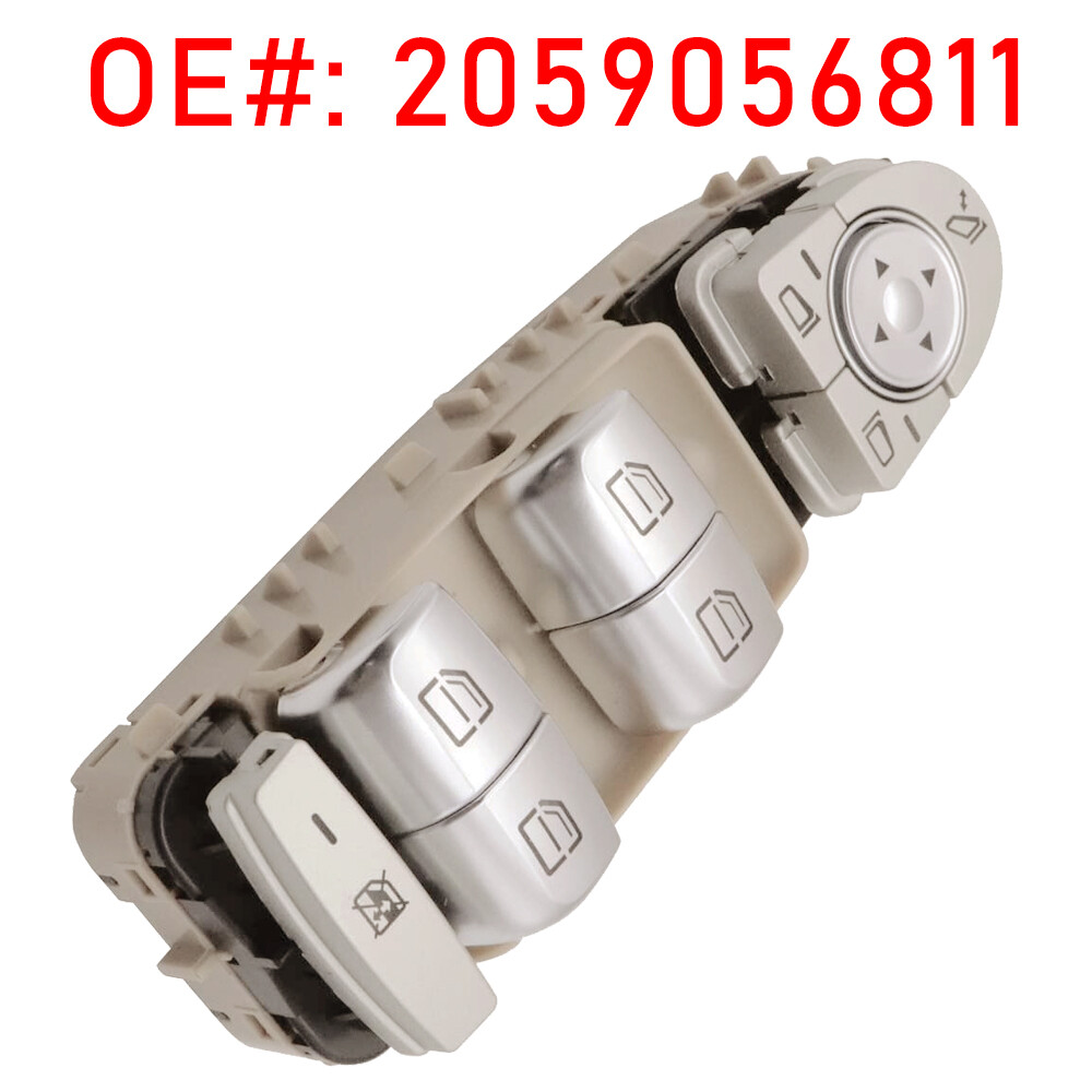 Fit 15-20 Mercedes-Benz C-Class Master Power Window Switch Driver 2059056811